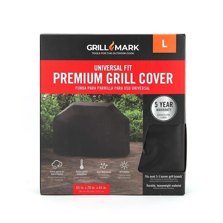 Grill Mark Grill Mark Black Grill Cover For Universal 07423ACE